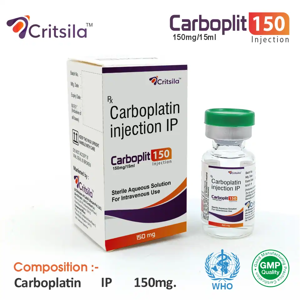 Carboplatin 150mg Injection Packaging